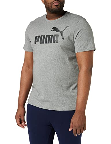 Puma Essentials LG T Camiseta de Manga Corta, Hombre, Algodã³n Black, L