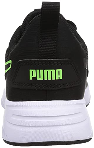 PUMA Flyer Flex, Zapatillas para correr, para Unisex adulto, Negro (Puma Black-Green Glare), 44.5 EU