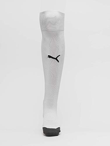 Puma Liga Socks Core, Calcetines para Hombre, Blanco (White/Black), 43-46 (Talla del fabricante: 4)