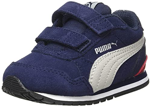 Puma ST Runner v2 SD V In, Zapatillas de Running Unisex Niños, Peacoat-Gray Vi, 20 EU