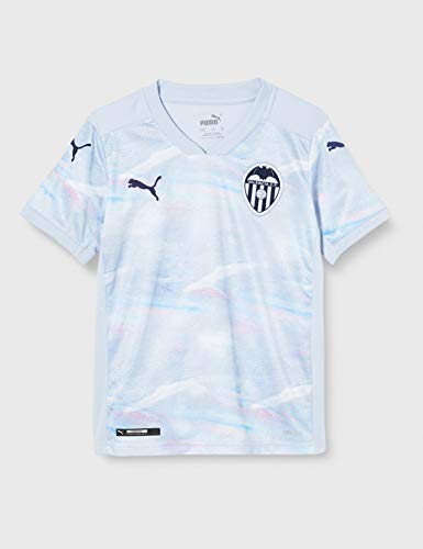 Puma Valencia CF Temporada 2020/21-3rd Shirt Replica Jr Bl Camiseta Tercera Equipación, Niño, Heather Black, 140