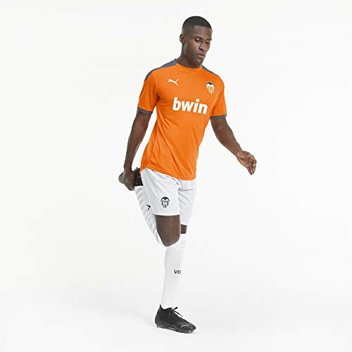 PUMA Valencia CF Temporada 2020/21-Training Jersey Vibrant Orange-Aspha Camiseta, Unisex, Naranja, S