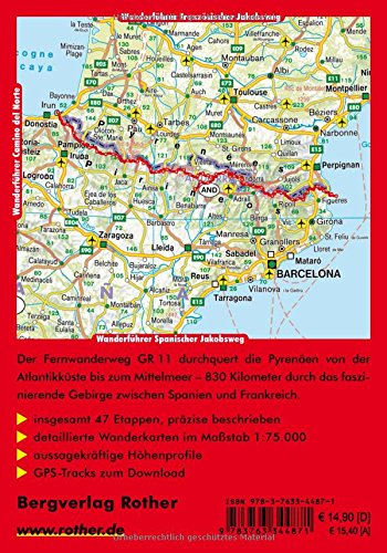 Pyrenäen – GR 11 Wanderführer: Transpirenaica - vom Atlantik zum Mittelmeer. 47 Etappen mit GPS-Tracks