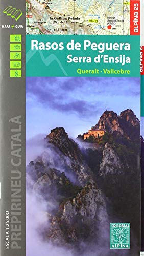 Rasos de Peguera - Serra d’Ensija 1: 25.000 (SERIE E 25 - 1/25.000)
