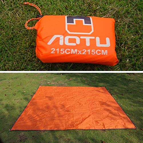 Rayami 215*215cm Lonas impermeables Almohadilla de picnic Estera para acampar Barrera de humedad Al aire libre Tienda de campaña multifuncional Huella