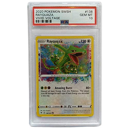 Rayquaza 138/185 Sword & Shield Vivid Voltage 2020 PSA 10 Graded
