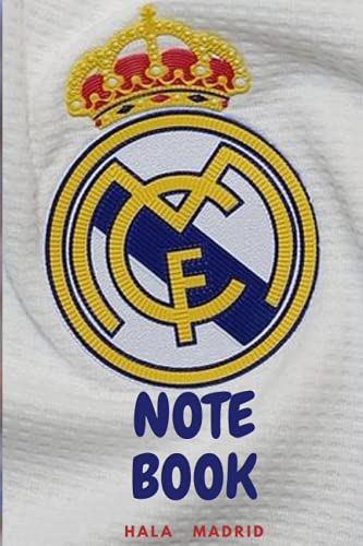 REAL MADRIDE notebook : A notebook for real madrid fans and followers _ for you madridi: *6” X 9” * 120 pages for taking notes *lined white paper