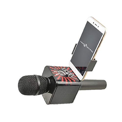 Redstring MICROFONO Oficial LA Voz con Altavoces INCORPORADOS Incluye Soporte para Smartphone, Multicolor (RS412001)