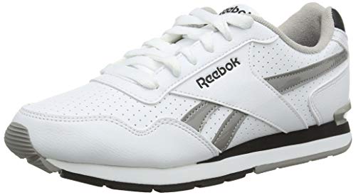 Reebok Royal Glide S Clip, Zapatillas de Trail Running Hombre, Blanco (White/Carobon/Black/Steel White/Carobon/Black/Steel), 36 2/3 EU