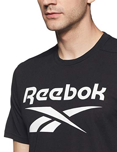 Reebok Wor Sup SS Graphic tee Camiseta, Hombre, Negro, M