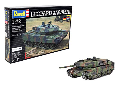 Revell- Leopard 2 A5 NL Maqueta Kit de Construcción, Escala 1:72, Multicolor (03187)