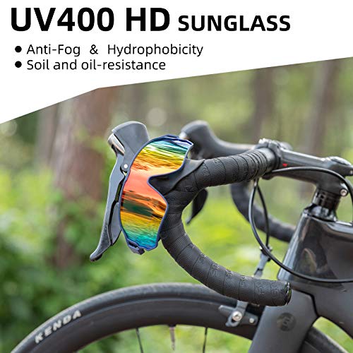 ROCKBROS Gafas de Sol Polarizadas Protección UV400 Deportivas para Bicicleta MTB Running Pesca Conducir Hombres Mujeres