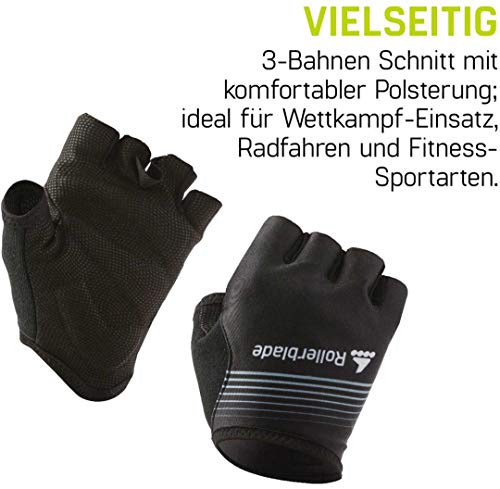 Rollerblade Guantes Race Gloves, Unisex Adulto, Negro, L