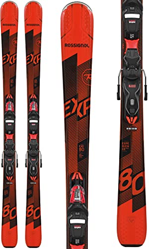 Rossignol Experience 80 Ci Xpress 11 Gw Esquís con fijación, Adultos Unisex, Negro/Naranja, 166 cm