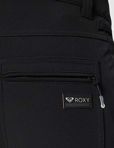 Roxy Summit-Pantalón Shell De Peto para Nieve para Mujer, True Black, M