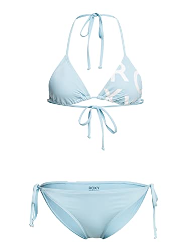 Roxy™ Beach Classics Tie Side - Conjunto de Bikini Triangular - Mujer - M - Azul