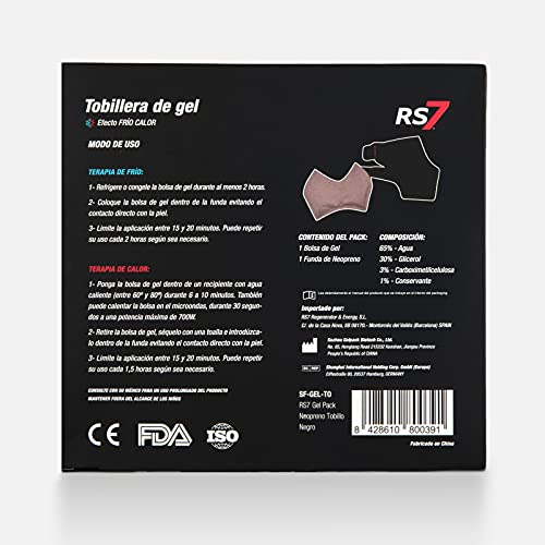 RS7 Tobillera de Gel + 1 RS7 Cápsulas Plus