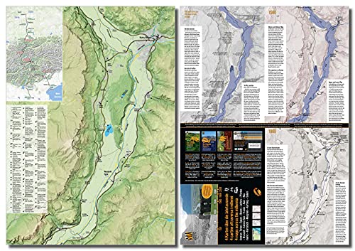 Ruta del Vino Bolzano 14-16/30 en la Vía Claudia Augusta - 3 mapas históricos cada uno + 1 actual lleno de consejos de excursiones y experiencias de vacaciones - "4 mapas a través de los milenios"