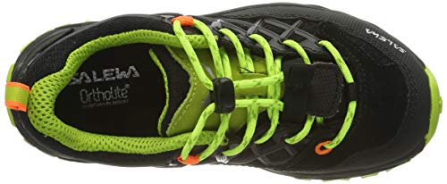 Salewa JR Wildfire Waterproof Zapatos de Senderismo, Black Out/Cactus, 34 EU