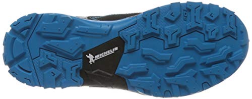 Salewa JR Wildfire Zapatos de Senderismo, Ombre Blue/Fluo Green, 32 EU