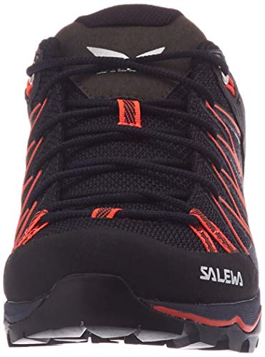 Salewa WS Mountain Trainer Lite Zapatos de Senderismo, Premium Navy/Fluo Coral, 39 EU