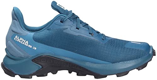 Salomon Alphacross 3 Gore-Tex Zapatos de Trail Running, Hombre, Azul (Legion Blue/Mallard Blue/Night Sky), 42 EU
