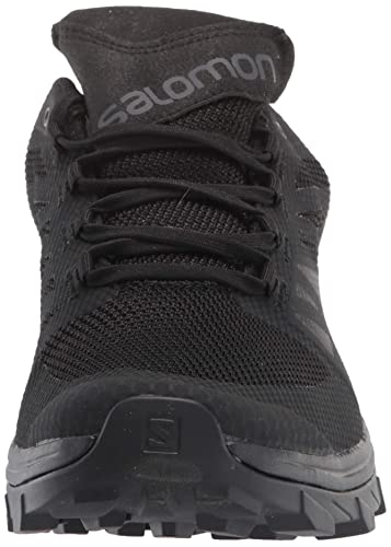 Salomon Outline Wide Gore-Tex (impermeable) Hombre Zapatos de trekking, Negro (Black/Phantom/Magnet), 45 ⅓ EU