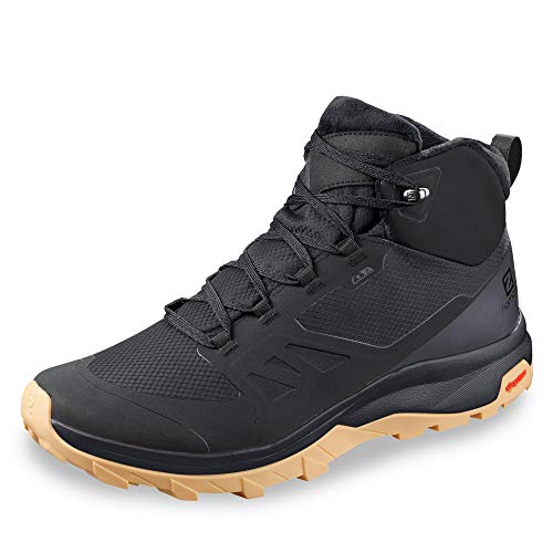 Salomon Outsnap Climasalomon Waterproof (impermeable) Hombre Zapatos de invierno, Negro (Black/Ebony/Gum1a), 42 EU
