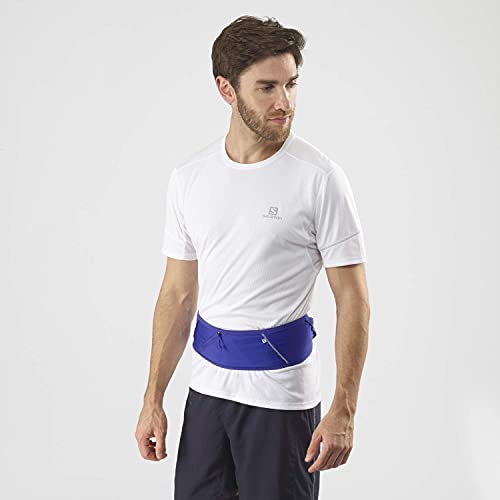 Salomon Pulse Belt Cinturón de hidratación Mujer Hombre Running Trail Senderismo Caminar, Azul (Clematis Azule), L