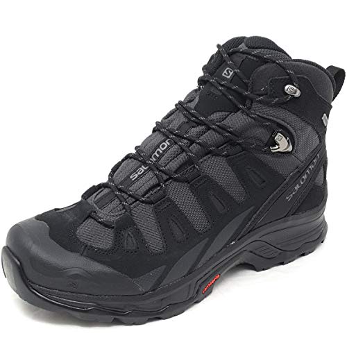 Salomon Quest Prime Gore-Tex (impermeable) Hombre Zapatos de trekking, Negro (Phantom/Black/Quiet Shade), 44 ⅔ EU