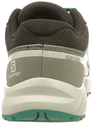 Salomon Sense Climasalomon Waterproof (impermeable) unisex-niños Zapatos de trail running, Negro (Black/Pearl Blue/Parasailing), 38 EU
