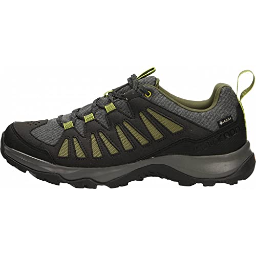 SALOMON Shoes EOS GTX, Zapatillas de Trekking Hombre, Gris (Beluga/Phantom/Burnt Olive), 42 EU
