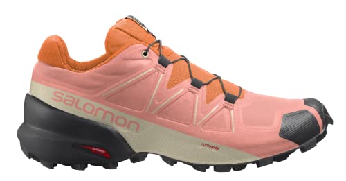 SALOMON Shoes Speedcross 5 W, Zapatillas de Running Mujer, Blooming Dahlia/Black (Pantone Tap, 45 1/3 EU