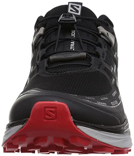 SALOMON Shoes Ultra Glide, Zapatillas de Trail Running Hombre, Black/Alloy/Goji Berry, 44 EU