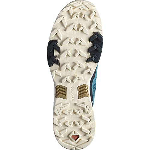 SALOMON Shoes X Ultra 4, Zapatillas de Senderismo Hombre, Mallard Blue/Bleached Sand/Bronze B, 41 1/3 EU