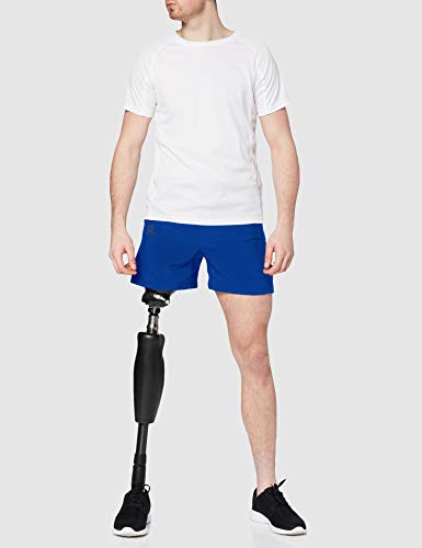 Salomon shorts para running, agile 5'', tafetán, Azul (surf the web), S