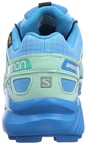 Salomon Speedcross 4 GTX Zapatillas Impermeables De Trail Running Mujer, Azul (Aquarius/Beach Glass/Hawaiian Surf), 38 EU