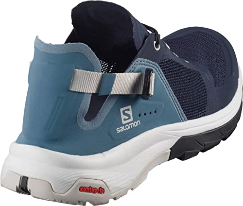 Salomon Tech Amphib 4 Hombre Zapatos de trekking, Azul (Navy Blazer/Bluestone/Lunar Rock), 40 EU