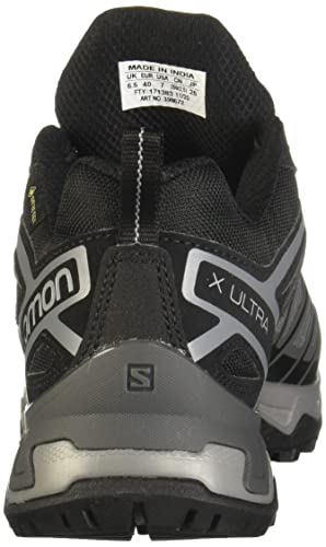 Salomon X Ultra 3 Gore-Tex (impermeable) Hombre Zapatos de trekking, Negro (Black/Magnet/Quiet Shade), 42 ⅔ EU