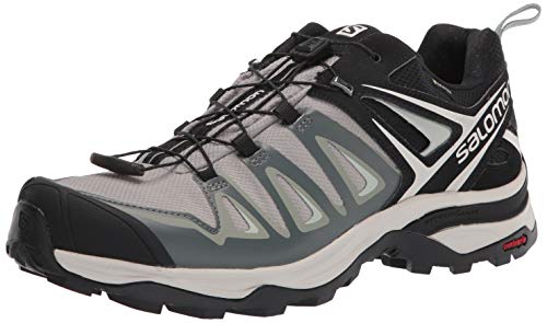 Salomon X Ultra 3 Gore-Tex (impermeable) Mujer Zapatos de trekking, Gris (Shadow/Lunar Rock/Aqua Gray), 36 ⅔ EU