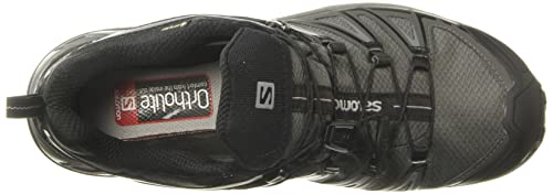 Salomon X Ultra 3 Wide Gore-Tex (impermeable) Hombre Zapatos de trekking, Negro (Black/Magnet/Quiet Shade), 40 EU