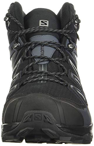 Salomon X Ultra 3 Wide Mid Gore-Tex (impermeable) Hombre Zapatos de trekking, Negro (Black/India Ink/Monument), 41 ⅓ EU