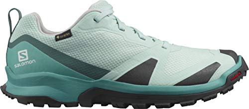 Salomon XA Collider Gore-Tex (impermeable) Mujer Zapatos de trail running, Azul (Icy Morn/Lunar Rock/North Atlantic), 44 EU