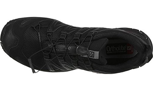 Salomon XA PRO 3D GORE-TEX Zapatillas de Trail Running para Hombre, Impermeables, Ofrecen Estabilidad, Agarre y Protección, Negro y Imán, 44