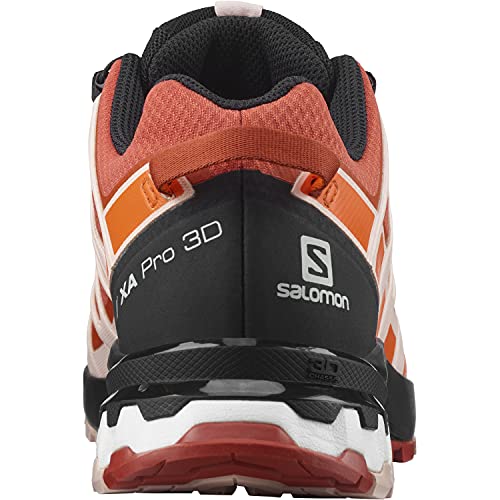 Salomon XA Pro 3D V8 Gore-Tex - Zapatos de Running, Mujer, Naranja (Mec Orange/Peachy Keen/Red Orange), 44 EU