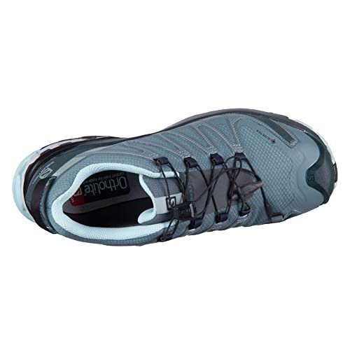 Salomon XA Pro 3D V8 Gore-Tex - Zapatos de Running, Mujer, Verde (Balsam Green/Green Gables/Pastel Turquoise), 36 EU