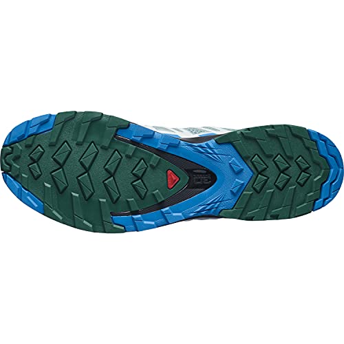 Salomon XA Pro 3D V8 Hombre Zapatos de trail running, Azul (Slate/Blue Aster/Pacific), 41 1/3 EU