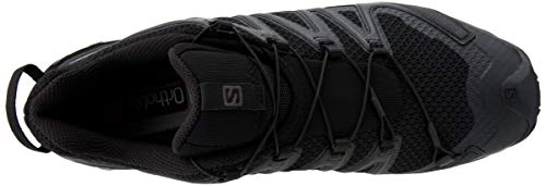 Salomon XA Pro 3D V8 Wide Hombre Zapatos de trail running, Negro (Black/Black/Black), 47 ⅓ EU