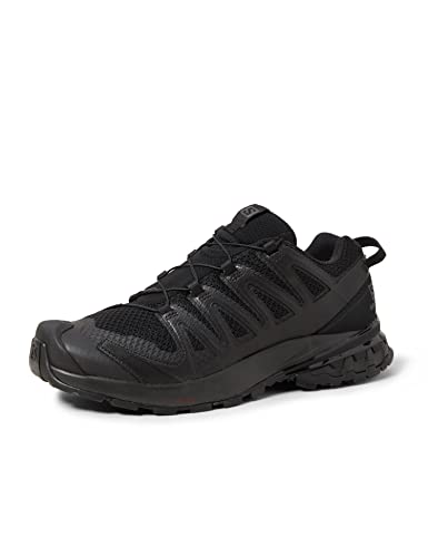 Salomon XA Pro 3D V8, Zapatos de Trail Running Hombre, Black/Black/Black, 46 2/3 EU