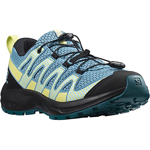 Salomon XA Pro V8 unisex-niños Zapatos de trail running, Azul (Delphinium Blue/Black/Charlock), 34 EU